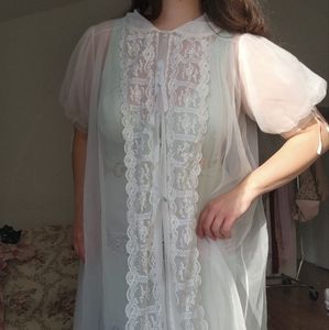 Ethereal baby doll collar vintage robe ✨️